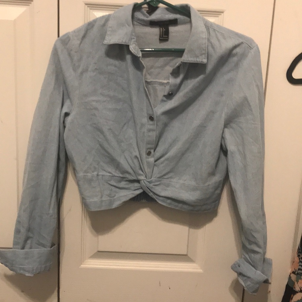Lightweight jean top